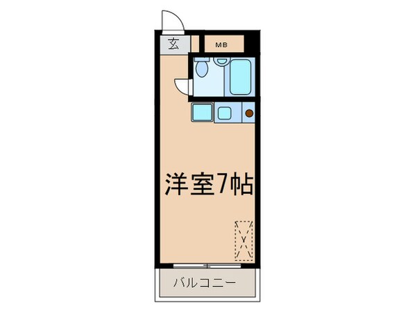 ダイアパレス大名ガーデン　407の物件間取画像